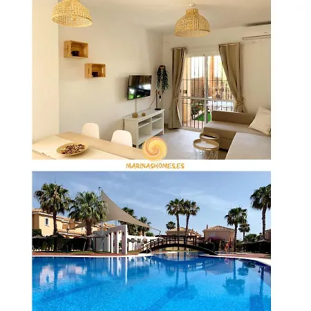 Appartamento Marinas Sol - Tu Hogar Con Jardin Privado! Vera Esterno foto